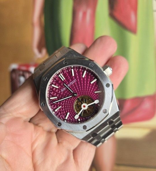 AP Royal Oak Tourbillon Purple Swiss Automatic Watch 44mm