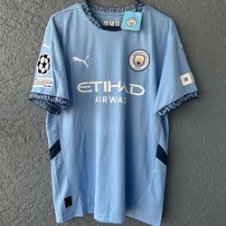 Manchester City Haaland Soccer Jersey Size XL