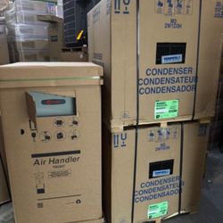 3.5 Ton Heat Pump. Complete Air Conditioner System.