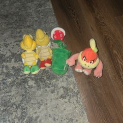 Sonic, Mario,lankybox Plushies