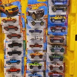 Hot Wheela Dodge Trucks Lot!