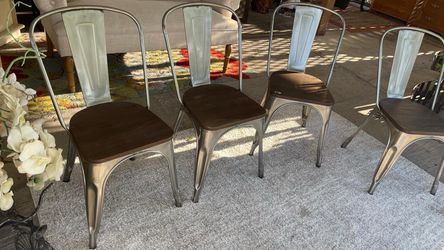 Gorgeous In or Out stacking chairs