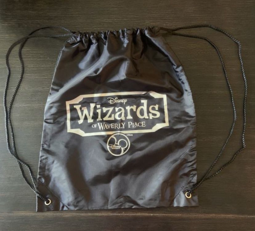 Disney Wizards of Waverly Place Drawstring Backpack Bag Sack