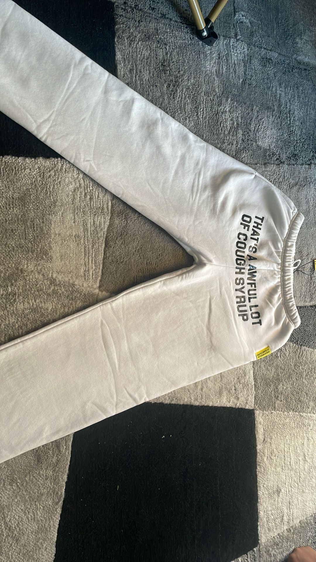 Size Medium White Alocs Sweats