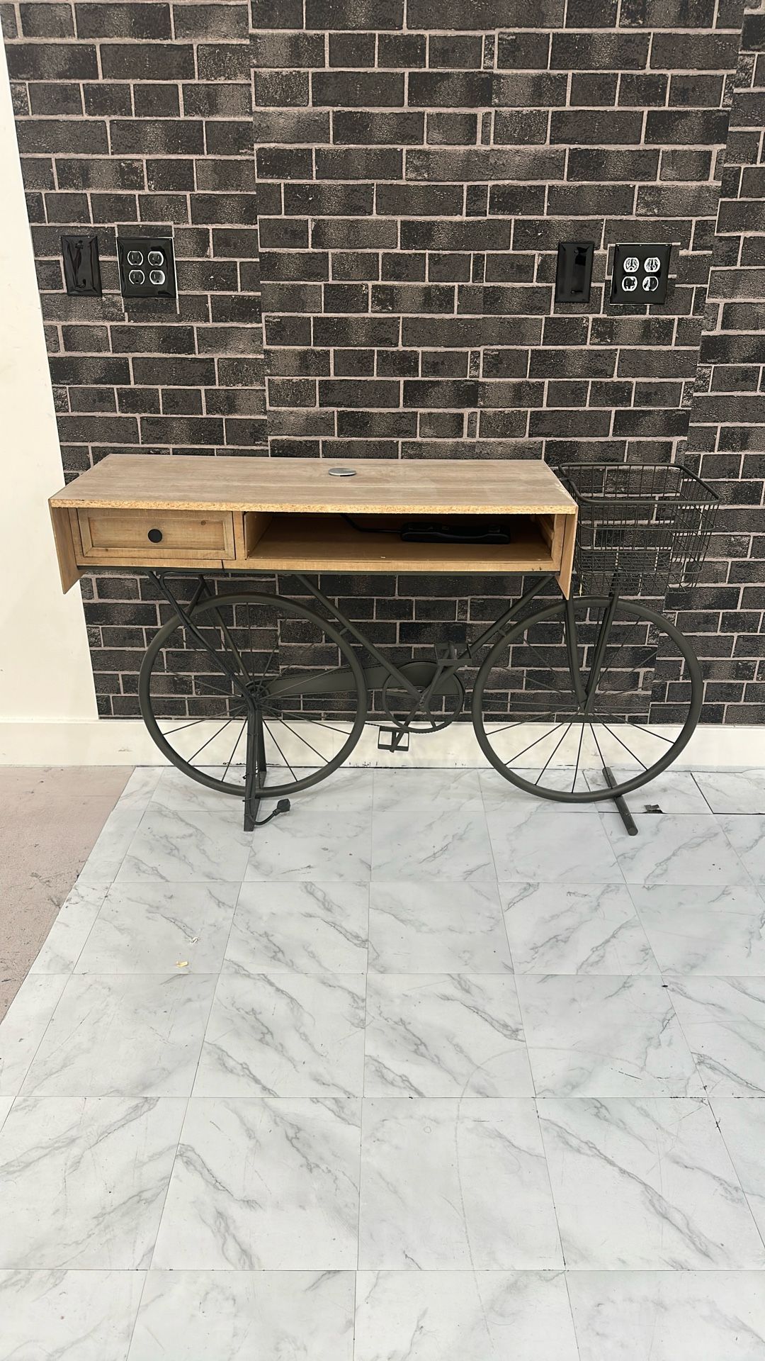 Bicycle Desk W/ Electricity