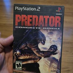 Predator concrete jungle for Playstation 2