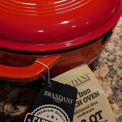 "Brandani" Cast Iron, Dutch Oven, 3,2QT, 