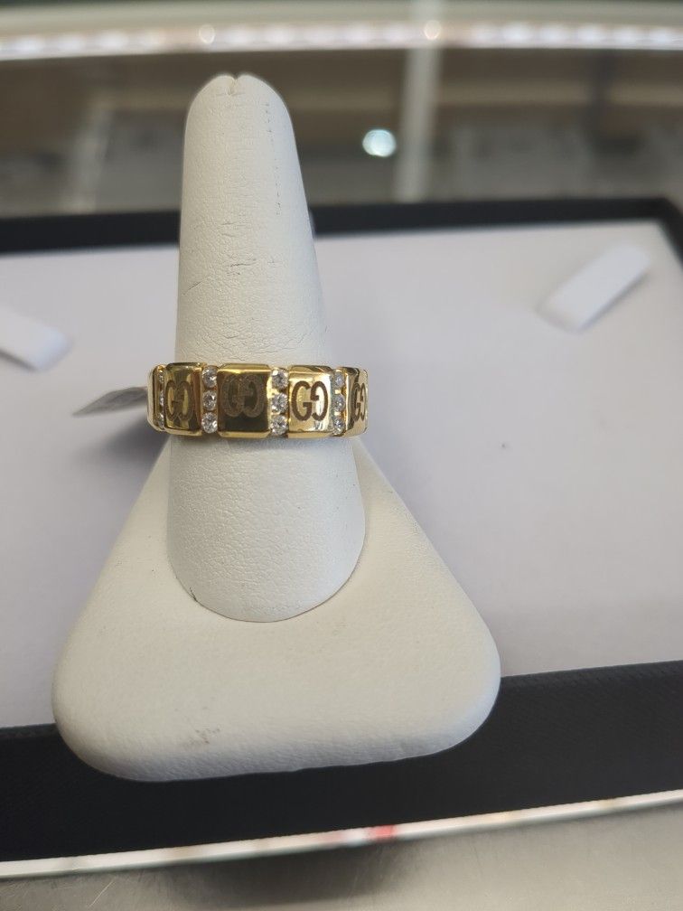 18k Solid Gold Rings 12.4 Grams Size 10 Layaway Available 10% Down If You Are Interested Please Ask For Maribel Thank You 