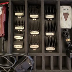 Barber Clippers And Mannequin Tripod