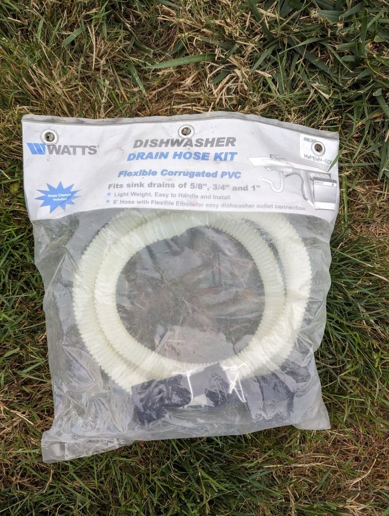 Dishwasher Drain Hose Kit