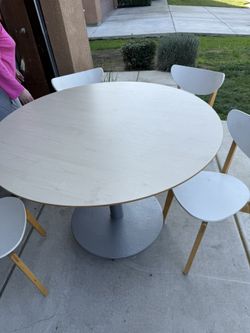 Table And 4 Chair Set