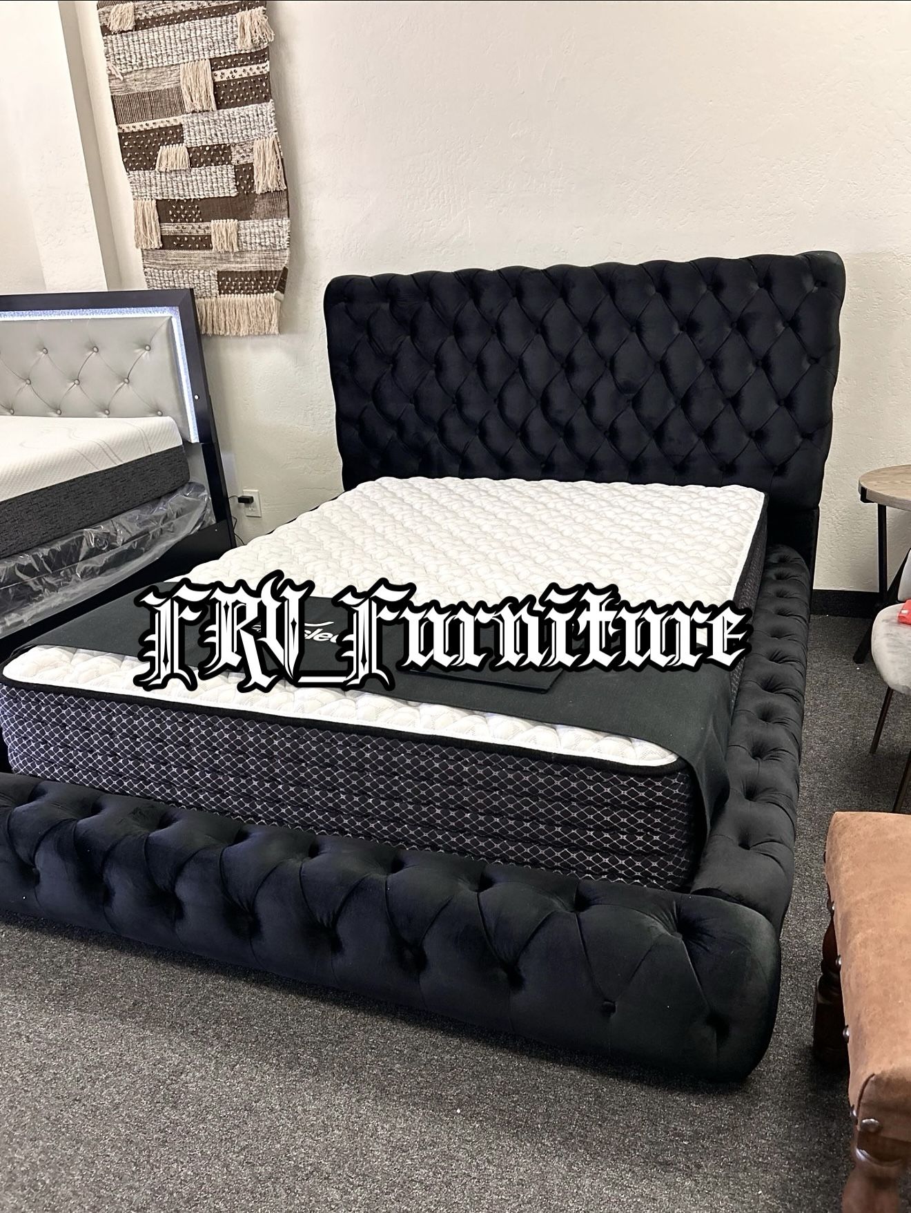 New Queen Bed Frame With Mattress