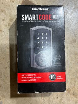 Kwikset SMARTCODE 915- TOUCHSCREEN ELECTRONIC DEADBOLT