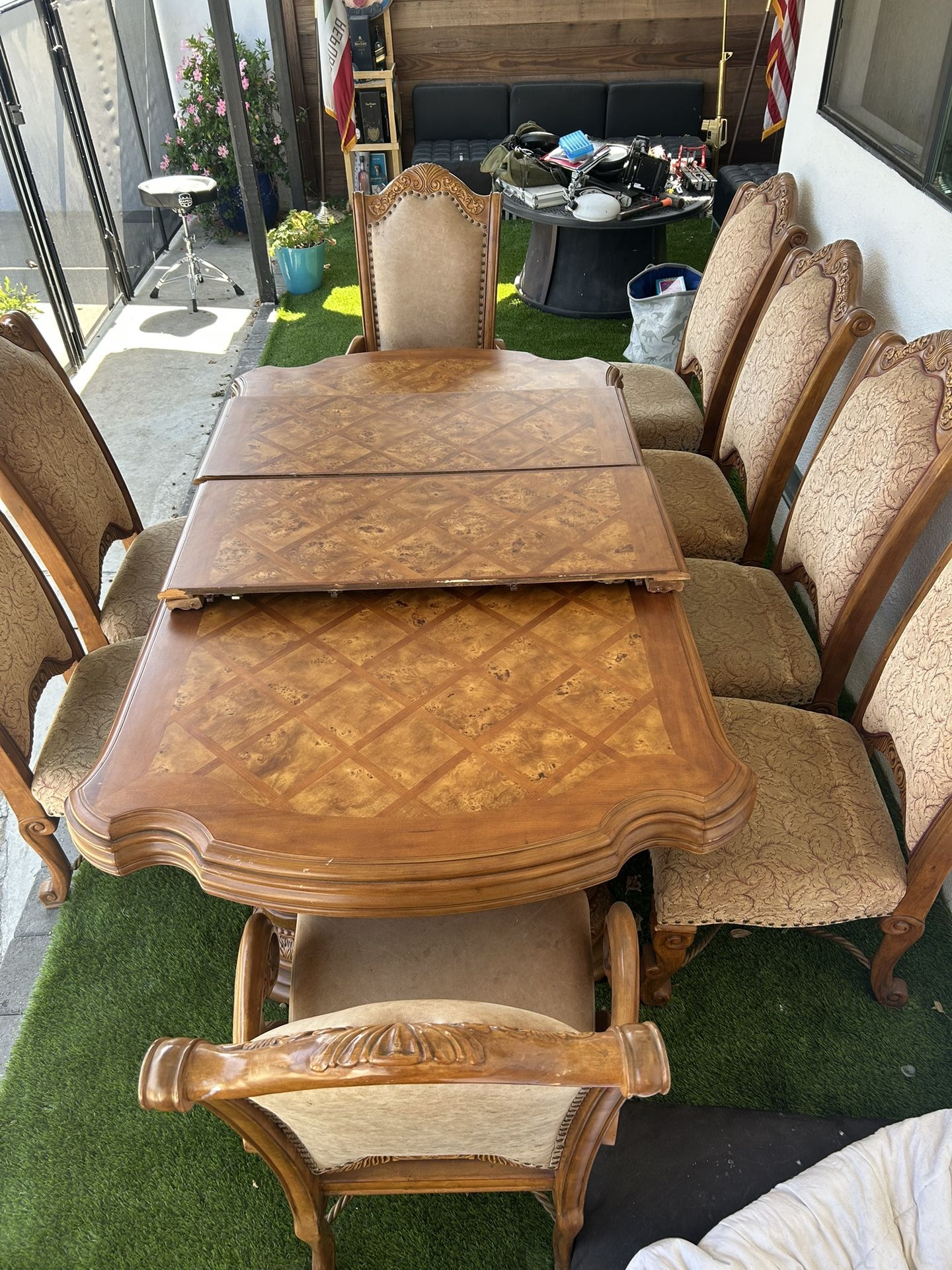 Dining Table 8 Chairs