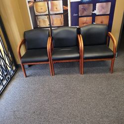 Six Office Chairs.