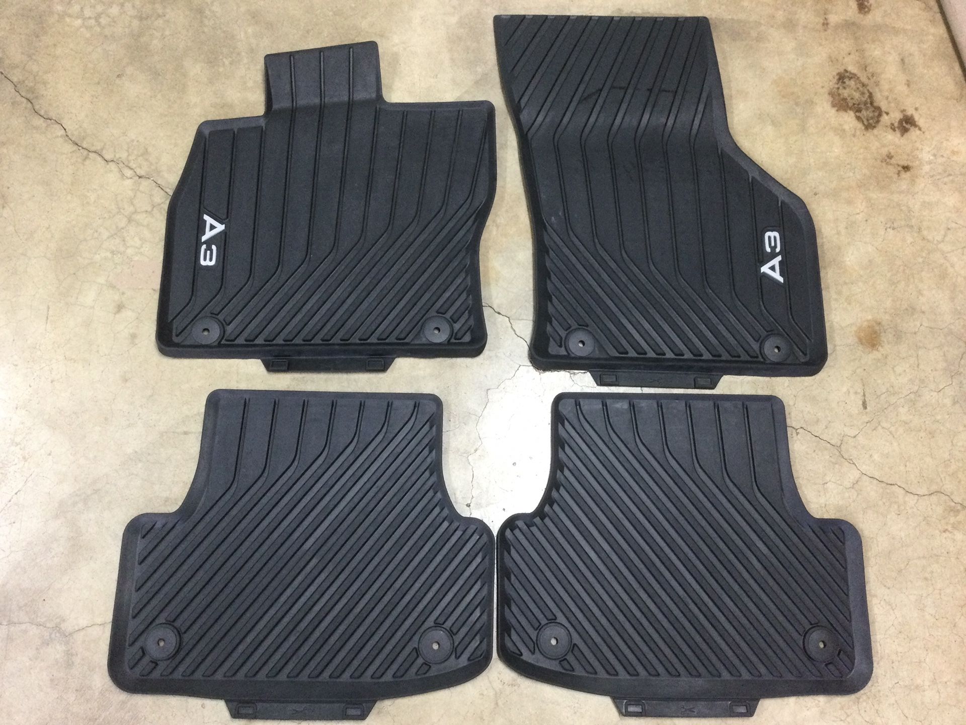 Genuine OEM Audi A3 All Weather Floor Mats 