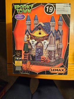 Halloween Spooky Town Lemax Dreary Decorations #54438