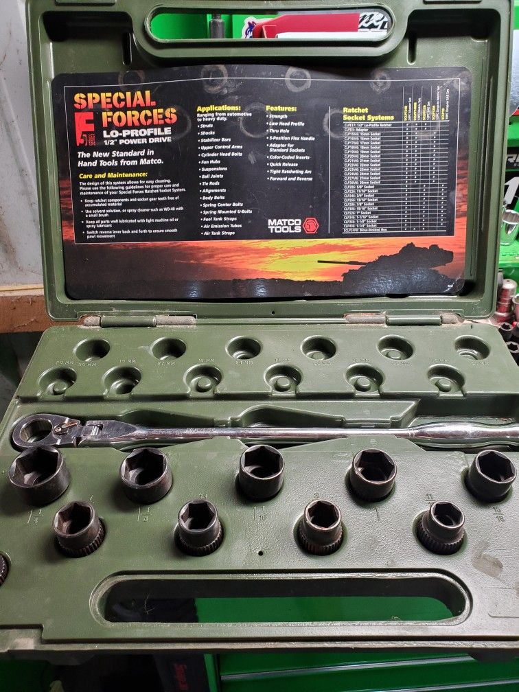 matco special forces ratchet set