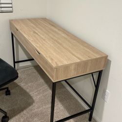 wood desk