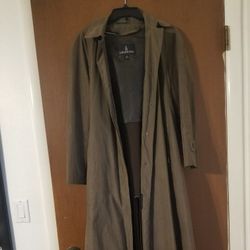 LONDON FOG LONG TRENCH COAT