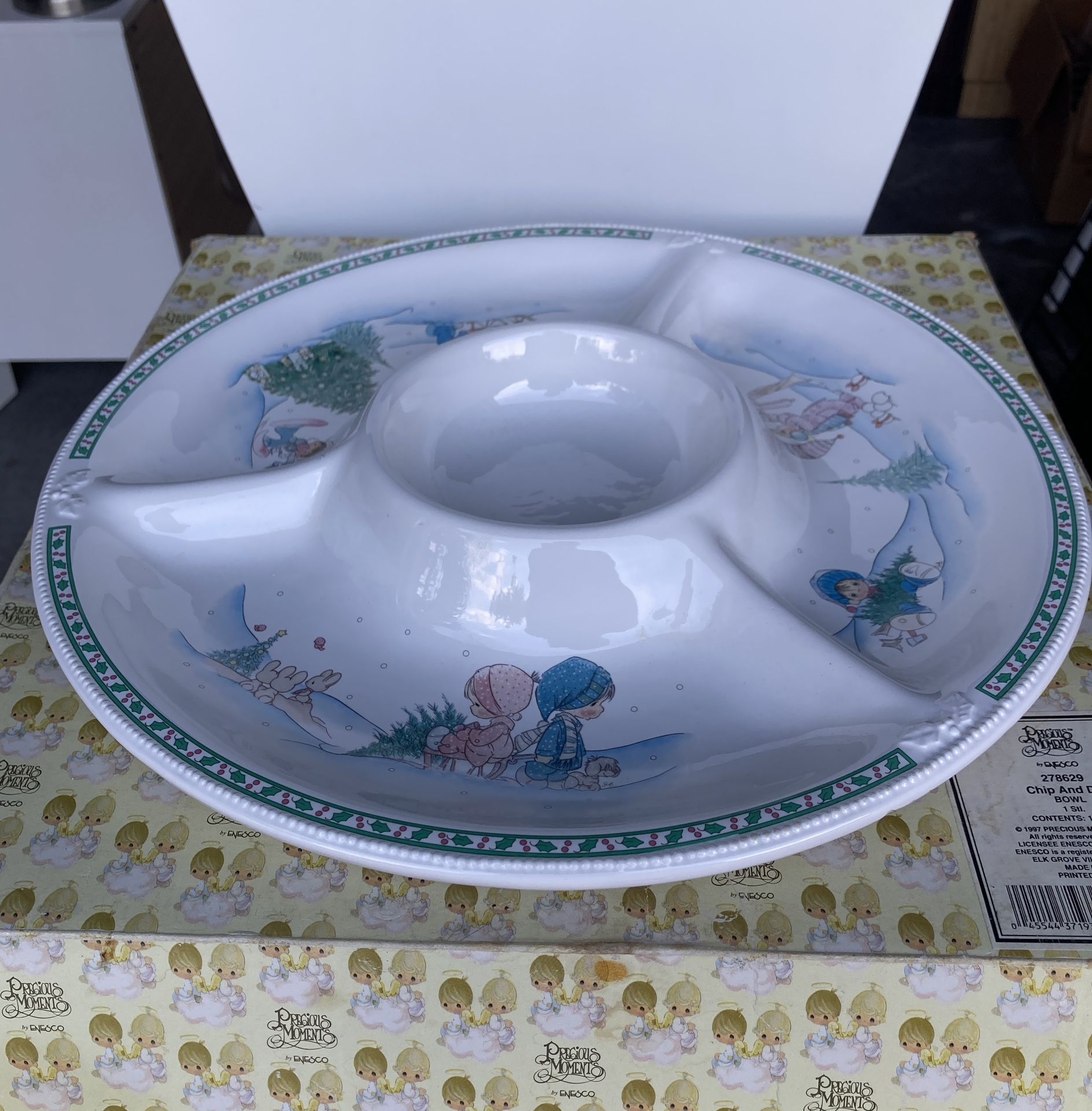 Precious Moments 1997Sectional Platter