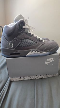 Jordan 5 wolf Grey size 10