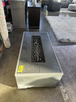 Firetable With Gas Tank Storage 