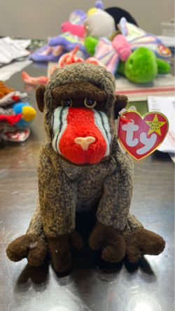 Ty Beanie Baby “Cheeks” with tag error