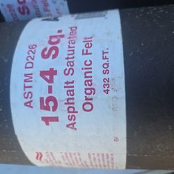 Organic Felt Asphalt Satured