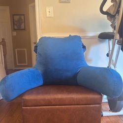 SLIGU Blue Reading Pillow with Armrests & Head Pillow