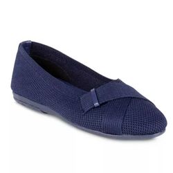 Gloria Vanderbilt
Women's Debbie Knit Double Strap Flat Navy 10