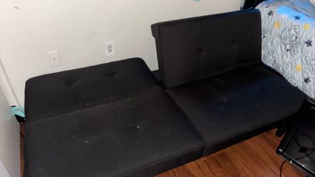 Black small couch/bed