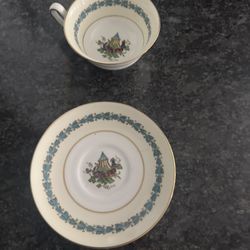 Appledore Wedgwood Peony Cup & Saucer