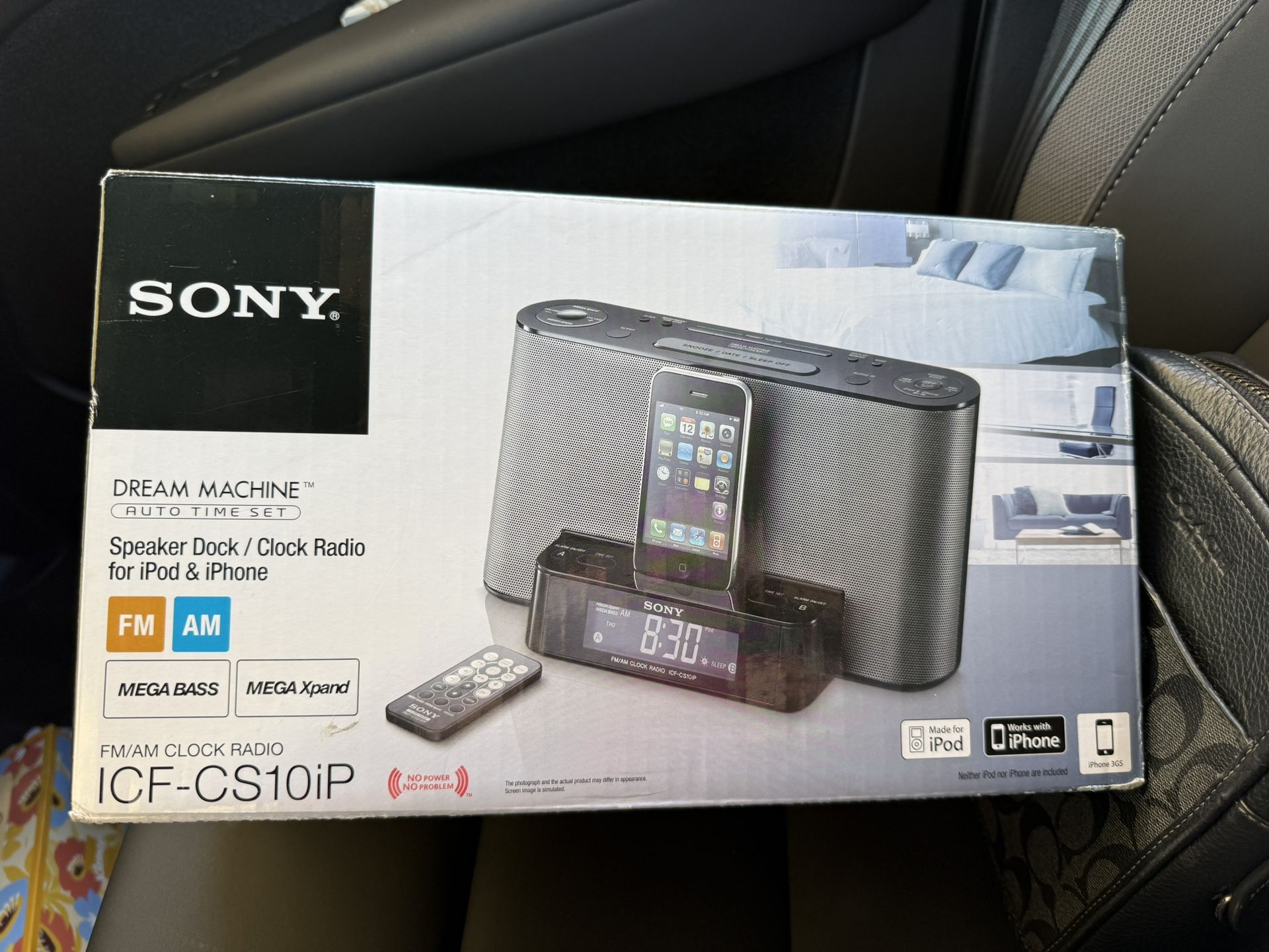 New in Box Sony ICF-CS10iPBLK