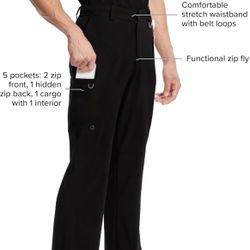 Cherokee Infinity Men's Scrub Pants 