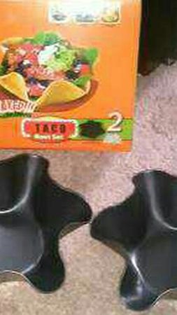 Taco bowl pan set (new in box)