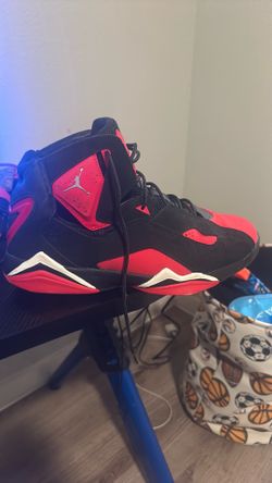 Jordan size 14 black and red