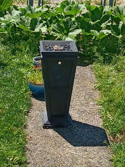 Decorative Propane fire place (for out door use only)