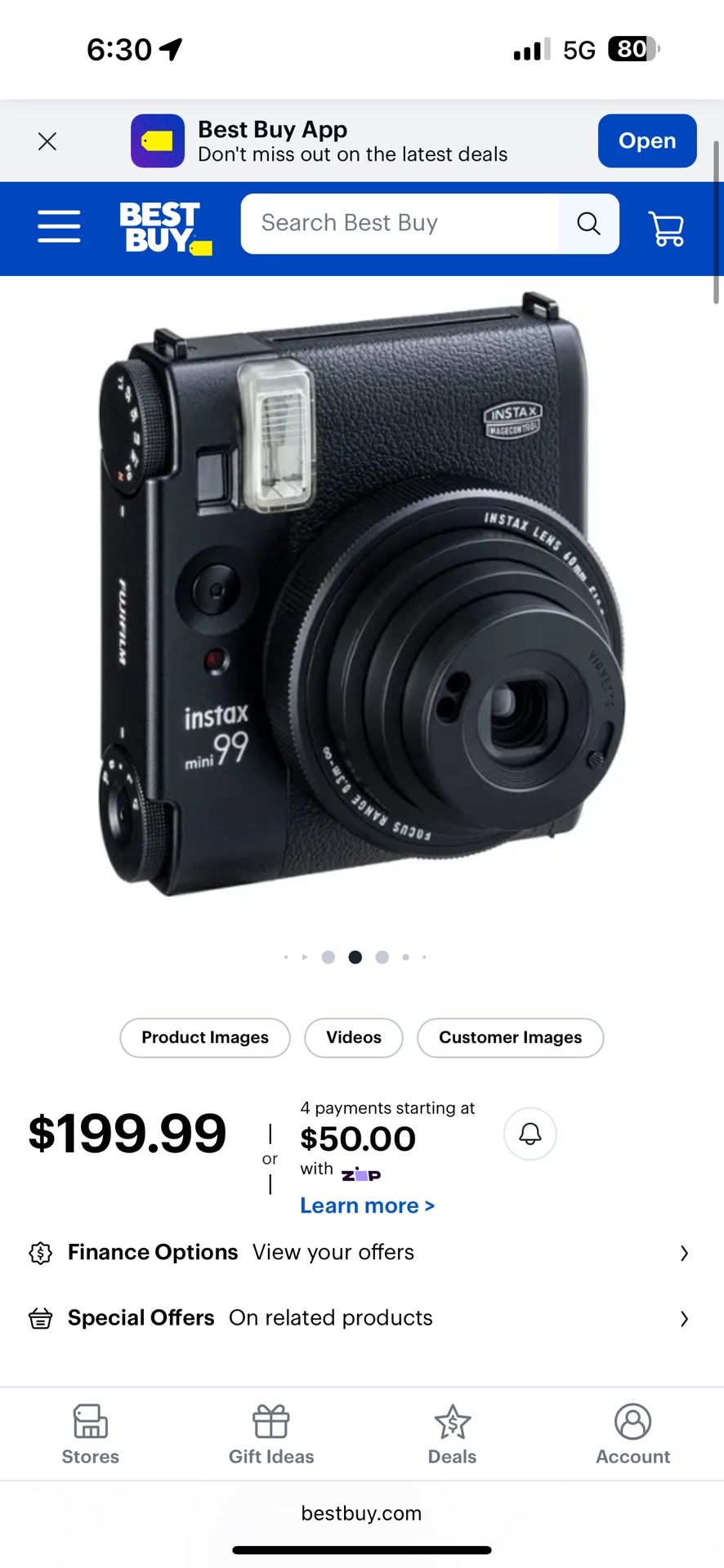 Instax Polaroid Camera 99