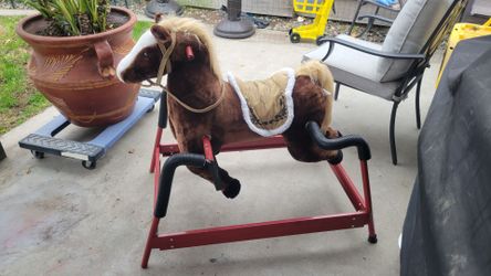 Qaba Kids Spring Rocking Horse Ride-on