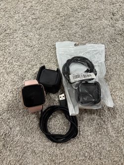 Fitbit Versa 2 Smartwatch with Chargers
