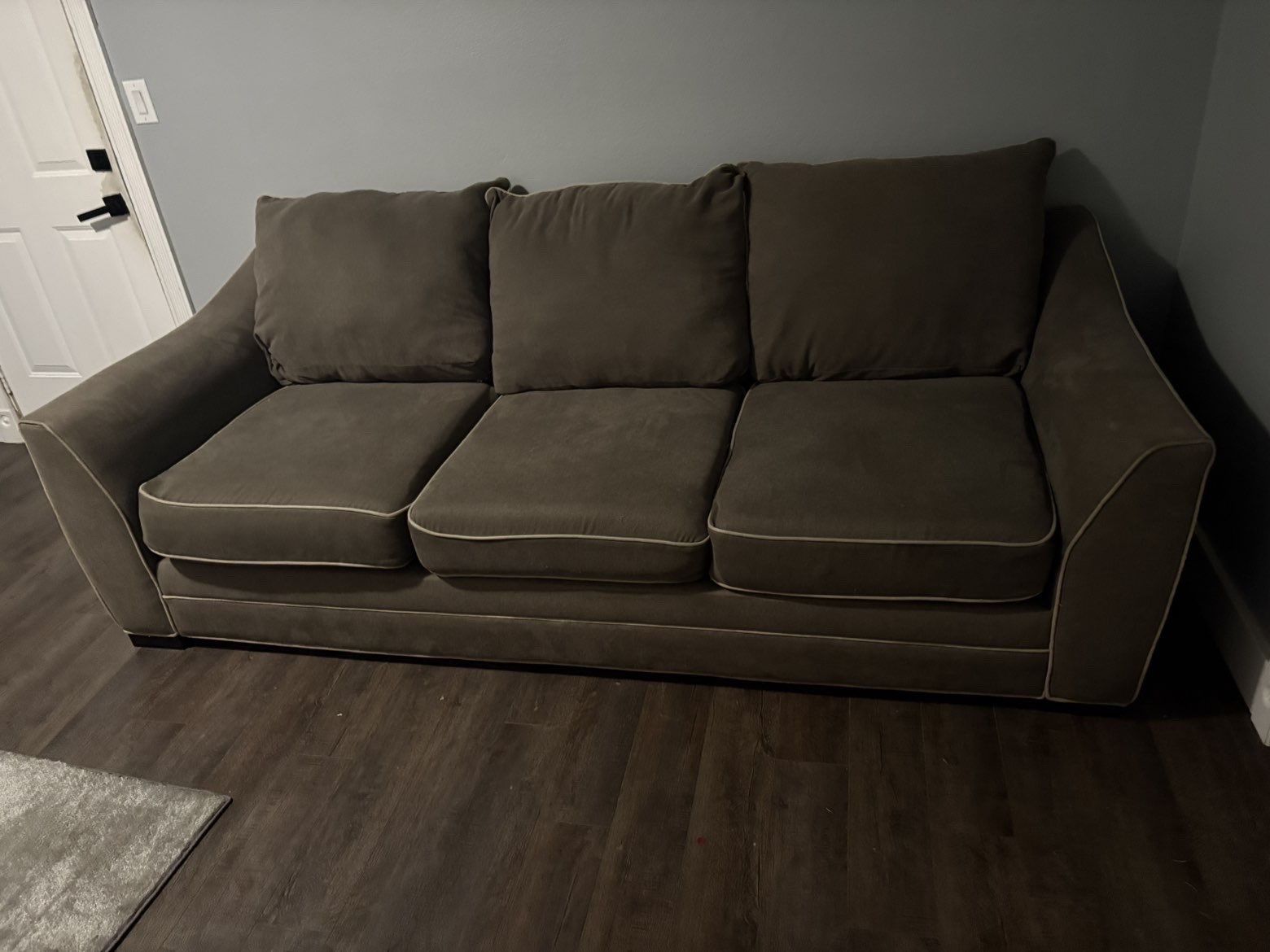 brown couch 