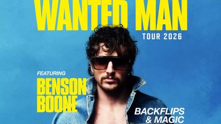 BENSON BOONE, VIP TREATMENT, SAP CENTER SAN JOSE, FRI 8/7/26, UNLIMITED FOOD & DRINKS.