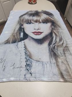 Taylor Swift 'Folklore' Era Fleece Throw Blanket