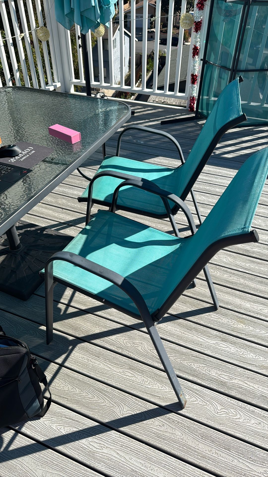 Free- 4 Chairs, One Double Chair , Table, 2 Rocking Chairs