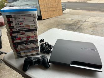 PS3 with games