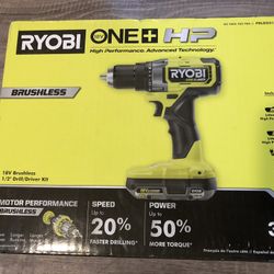 RYOBI ONE+ HP Brushless Cordless 1/2 in. Drill/Driver Kit 