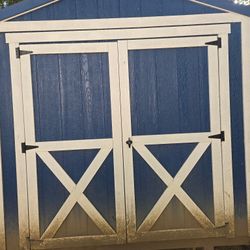 Wood Shed 8×10 Metal Roof