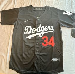 DODGERS VALENZUELA BLACK JERSEYS IN STOCK