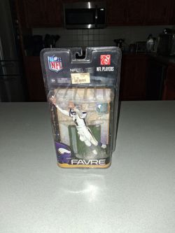 2010 MCFARLANE MINNESOTA VIKINGS BRETT FARVE NFL ELITE NFL PLAYERS FIGURE NEW FACTORY SEALED
